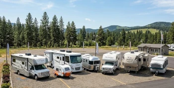 Mixed RV lineup — RV Dealz helps you compare